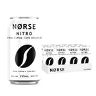 Norse Nitro - Café infusé à froid, café noir de harar, 355 mL - paquet de 12-Dérivé de grains de café de première qualité provenant de la région de Harar en Éthiopie