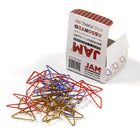 JAM Paper - Pinces papillon colourées - pinces à papier assorties - paquet de 15-Ces clips sont un excellent moyen de rester organisé et colouré à la maison ou au bureau !