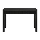 Hudson&Canal - Bureau Mendoza 48'' - Grain noir-Fabriqué à partir de matériaux MDF robustes avec une finition grainée noire artisanale