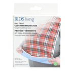 BIOS Living - Protège de vêtement - tissu écossais rouge-Lavable machine et réutilisable.
