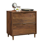 Sauder 421114 La Collection Clifford Place Classeur latéral - Finition Grand Walnut-Tiroirs avec coulisses à extension complète pour dossiers suspendus de format lettre ou légal. 
