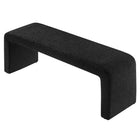 Modway - Simba Tissu Boucle Banc long de la chute d’eau - Noir-7
