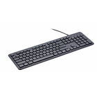 Basic Tech - Clavier filaire noir-Clavier discret à touches souples pour minimiser les bruits de frappe