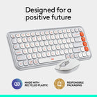 Logitech - Pop Icon ensemble clavier et souris Bluetooth - Blanc cassé-9