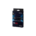 Samsung - 990 PRO Disque SSD interne NVMe M.2 PCIe 4.0 de 2 To-Le contrôleur recouvert de nickel et l'algorithme de contrôle thermique de pointe gèrent la chaleur pour des performances inébranlables