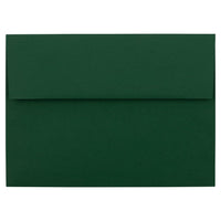JAM Paper - Enveloppe pour invitation A7, 5,25 x 7,25 (po), vert foncé, paq./100 (263917095g)-Enveloppes en papier vert foncé