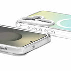 Avana - Étui Cosmic Frost avec aimants pour Samsung Galaxy S26, Violet-Protection de l'écran et du compartiment de la caméra