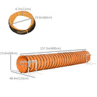 PawHut - Tunnel pour chien 13 pi de long 24 ouvert équipement d’agilité pour animaux avec 2 supports-Matériau en PVC de haute qualité 