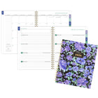 AT-A-GLANCE - Agenda hebdomadaire/mensuel BADGE floral 2026 - 11 po H x 8 1/2 po l - multicoloure - bilingue-Reliure à double spirale
