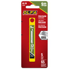 OLFA - Lames sécables argentée de 9mm AB-5B - Paquet de 5-Acier à outils japonais de qualité supérieure