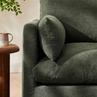 Modway - Wellfleet Slipcover Mélange de lin Fauteuil - Sauge-Coussins de duvet fondu