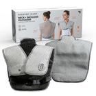 Sharper Image - Le wrap de massage chauffant pour le cou et les épaules -Soulagement Revigorant : Il Soulage Les Douleurs Grâce À Cinq Modes De Massage Pour Un Confort Ultime Tout En Travaillant À Détendre Les Muscles Fatigués Et Endoloris Du Cou, Des Épaules Et Du Haut Du Dos. Vous Pouvez Le Personnaliser Pour Obtenir Un Massage Optimisé Pour Une Pure Relaxation.