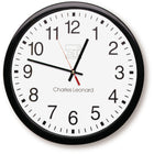 Charles Leonard - Horloge murale Thinline de 14 po-Tous les niveaux