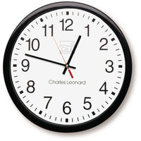 Charles Leonard - Horloge murale Thinline de 14 po-Tous les niveaux