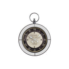 Monarch Specialties - Horloge - 18 po Rond - Horloge Murale - Brun - Miroir - Transitionnel-Une horloge murale ronde de 18 pouces avec un design vintage glamour et un cadre miroir élégant avec une bordure en plastique dans une finition marron polyvalente