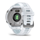 Garmin - Forerunner 170 - Whitestone avec bracelet Whitestone/Cloud Blue-Garmin Pay vous permet d'effectuer des paiements sans contact rapides directement depuis votre poignet avec Garmin Pay
