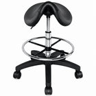 Nicer Furniture - tabouret de selle sans dossier - noir-Faux cuir