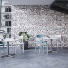 Offices to Go - Chaise empilable Kylie, blanc-Pour utilisateurs pesant jusqu'à 300 lbs (selon une utilisation de 8 heures par jour, 40 heures par semaine)