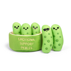 Relatable - Compagnons de soutien émotionnel - Cornichons - Anglais-Mémorables et faciles à partager : Vous aimez les objets mignons? Ces cornichons sont des jouets parfaits pour les enfants de 2 à 4 ans, ainsi que pour les proches de la génération Z ou millénariaux. Doux, câlins et ravissants, personne ne peut résister à nos compagnons les plus adorables
