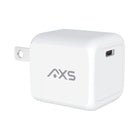 AXS - 30W PROCharge USB-C PD GaN Chargeur mural avec PPS - Blanc-La technologie GaN intégrée fournit une charge puissante et efficace sans surchauffer