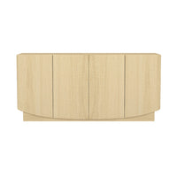 Manhattan Comfort - Ardea 60" Buffet contemporain à 4 portes - Chêne naturel-Finition stratifiée aspect bois : aspect bois chaud et naturel avec une surface durable et facile à nettoyer