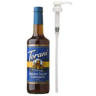 Torani - Sirop cannelle et cassonade sans sucre avec pompe -750 mL-Une paire parfaite : Une paire complète de cassonade et de cannelle à votre domicile, préparez-vous donc à faire partie du monde de la cassonade et de la cannelle
