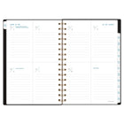 AT-A-GLANCE- Agenda hebdomadaire/mensuel Signature 2027 - 8 1/2 po H x 5 3/8 po l - noir - bilingue-Format des pages : 8 1/2 po H x 5 3/8 po l