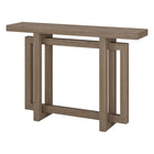 Hudson&Canal - Console Breslow 44" L - Chêne gris vieilli-Le plateau de table a une capacité de poids de 50 lb