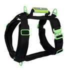 Healthy Harness - Harnais pour chien Ultimate Urban Premium - Noir - L-Conception anti-traction et anti-étranglement – ​​prévient les pressions néfastes sur le cou et la gorge de votre chien pour des promenades plus sûres et plus saines