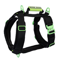 Healthy Harness - Harnais pour chien Ultimate Urban Premium - Noir - L-Conception anti-traction et anti-étranglement – ​​prévient les pressions néfastes sur le cou et la gorge de votre chien pour des promenades plus sûres et plus saines