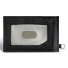 Champs - Porte-cartes mince en cuir Iconic - Noir/Noir-3 fentes pour cartes de crédit