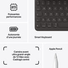 Apple -  iPad, écran Retina 10,2 po, Wi-Fi, puce A13 Bionic, 256 Go, iPadiOS 15, argent-Caméra HD Facetime : Ultra grand angle 12 MP, champ de vision de 122 degrés, Caméra arrière : Grand angle 12 MP