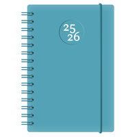 Socadis - W. Maxwell Agenda 2025-2026 Euro - 5.25 po x 8 po - Bleu - Bilingue-Août 2025 à juillet 2026