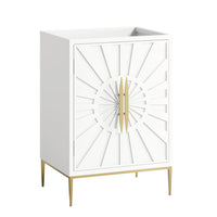 Modway - Awaken 24" Armoire à coiffeuse de salle de bain - Blanc-Armoire de toilette moderne pour salle de bain