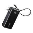 Anker - Batterie Externe Fusion 10000 mAh avec Câble USB-C Intégré - Noir-10 000 mAh pour rester alimenté partout : idéale pour les courts déplacements, avec jusqu’à 1,97 recharge d’un iPhone 15 Pro ou 1,84 recharge d’un Samsung S23.