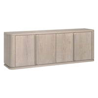 Hudson&Canal - Meuble TV rectangulaire Vance pour téléviseurs jusqu'à 78 po - Blanc aulne-Un design intemporel peut accueillir des téléviseurs jusqu'à 75 pouces dans votre espace de divertissement