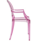 Modway - Casper Restauration Fauteuil - Rose-Polycarbonate solide