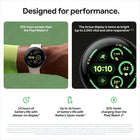 Google - Pixel Watch 3 - 41 mm - Bluetooth/Wi-Fi - Boîtier noir mat - Bracelet noir volcanique-Entraînez-vous au maximum de vos capacités avec la charge cardio cible. Obtenez une cible quotidienne basée sur votre charge cardio et vos niveaux d'aptitude, conçue pour équilibrer la récupération et la performance.