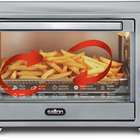 Salton - four grille pain numérique avec friture à air NuRetro - argent métallisé-Grande capacité de 25l (26 pte) — peut accommoder une pizza de 12 po ou 6 tranches de pain. idéale pour les repas familiaux, les collations et les réceptions.