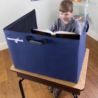 Bouncyband - Isoloir portatif pour bureau-Pratique : pliable, léger et muni d’une poignée, il est facile à transporter
