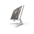 Kanto - Support universel pour smartphone et tablette - Bras simple - Blanc-Rotation à 360° pour une orientation verticale et horizontale de l'écran
