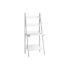 Monarch Specialties - 7040 Bureau 61 po - Blanc Style Echelle-Bureau d'ordinateur à échelle inclinée de 61 pouces de haut, de conception durable, en stratifié blanc, avec finition sur tous les côtés, qui peut être fixé au mur en toute sécurité à l'aide du matériel fourni.