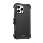 TUFF8 - iPhone 16 Pro Max -  Impact+ Coque de protection trois couches avec étui-Couche antichoc : la couche antichoc étanche à l'air ajoute une protection supplémentaire contre les chutes accidentelles. Testé selon MIL-STD à 8FT