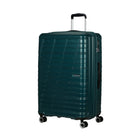 American Tourister - Surftime Spinner - Grand - sarcelle métallique-Le matériau ABS robuste est capable de résister aux rigueurs des voyages.