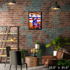 Wayne Gretzky 20x29 Oilers Hanging up Skates-V - Toile encadree - 22" x 31"-Sous licence officielle de la LNH et de l'AJLNH