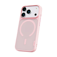 TUFF8 - Étui GlideGuard Mag Rose iPhone 17 Pro-Protection contre les chutes de niveau militaire : protège votre téléphone de l’usure quotidienne