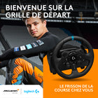 Logitech G923 Volant de Course et Pédales, Retour de Force TRUEFORCE, pour PS5, PS4, PC et Mac - Noir-Double embrayage programmable : pour des courses encore plus réalistes, activez le Launch Control directement depuis le volant, sur les jeux compatibles. Accélérez à fond avec un maximum de traction