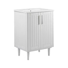 Modway - Augusta 24" Vanette de salle de bain - Blanc blanc-Vanité de salle de bain moderne