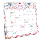 BrownTrout - 2024-2025 Plato Académique House of Turnowsky Carré pour Bureau Stickers - 30.5 x 30.5 cm-Format à Rabattre - La reliure en spirale permet de rabattre les pages, en occupant la moitié de l'espace des calendriers standard