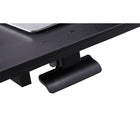 Rocelco - Élévateur de bureau réglable Hi-Lift de 43 po - Noir-Plateau pour clavier fixe pleine grandeur de 34.8 po x 10 po.